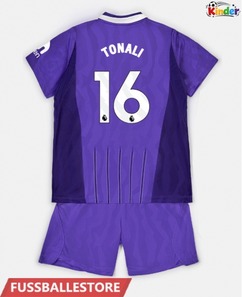Günstige Tottenham Hotspur Sandro Tonali #16 3rd trikot Kinder 2026-27 Kurzarm (+ Kurze Hosen)